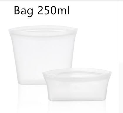 Silicone Vacuum-Sealed Food Storage Bags – Reusable, Airtight Fridge & Freezer Solution