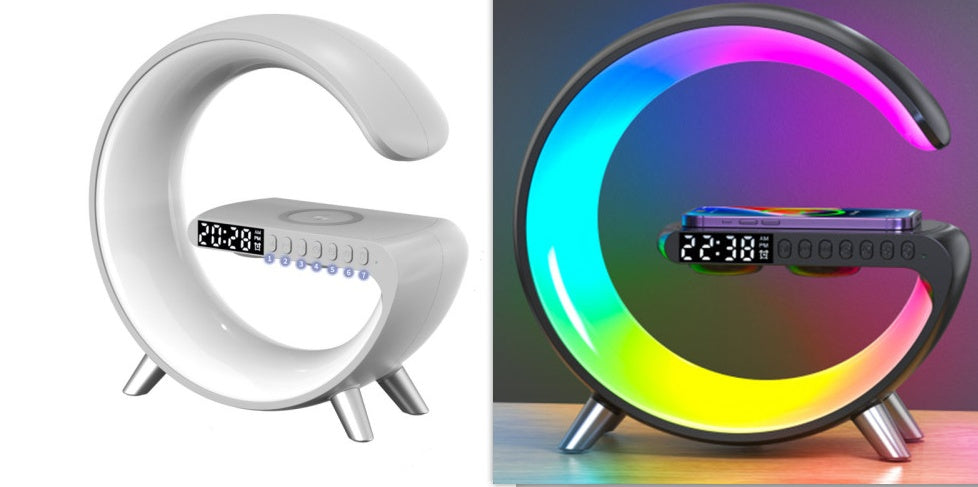 Smart G-Shaped LED Bluetooth Lamp with App Control. Bedroom & Home Decor