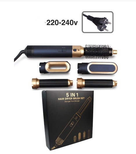 5-in-1 Premium Hair Styling System: Curling Iron & Multi-Function Hair Dryer