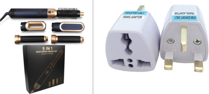 5-in-1 Premium Hair Styling System: Curling Iron & Multi-Function Hair Dryer