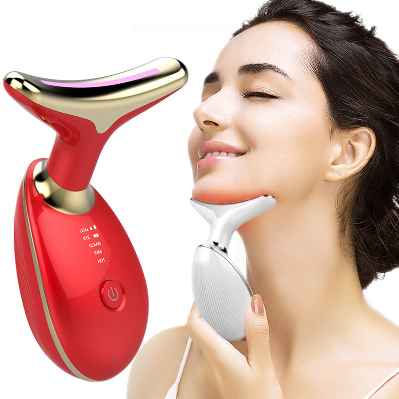 Advanced EMS Thermal Neck Lifting massager, with Microcurrent Anti-wrinkle Therapy